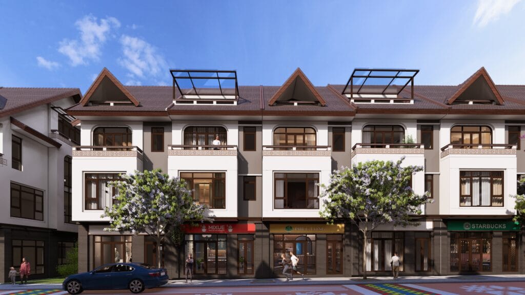 ECO-40 - Shophouse Thổ Cẩm - 104m² - Hướng trực diện khu căn hộ và TTTM 3