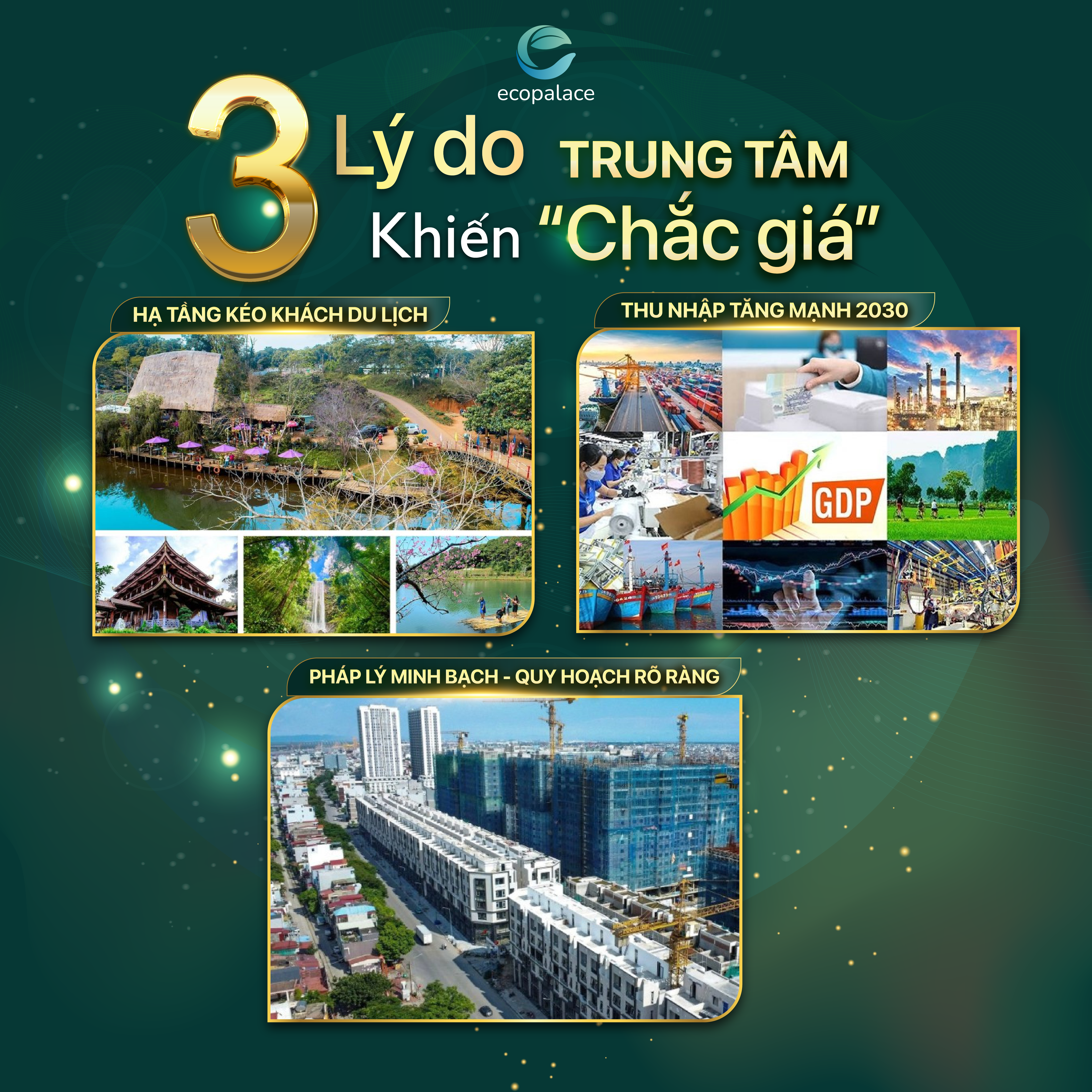 Phân Tích Lợi Thế Vị Trí Kép Của Shophouse Mặt Tiền Eco Palace Gần Chung Cư 3