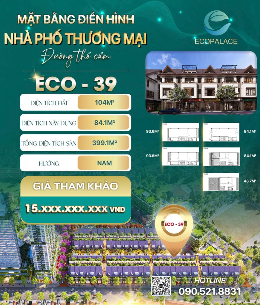 ECO-39 - Shophouse Thổ Cẩm 