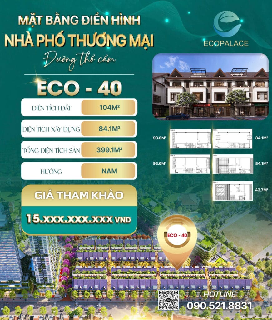 ECO-40 - Shophouse Thổ Cẩm