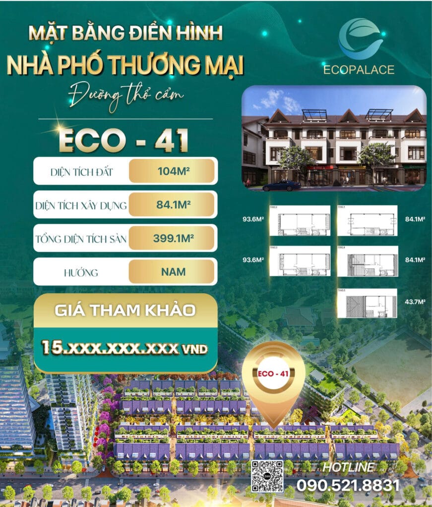ECO-41 - Shophouse Thổ Cẩm