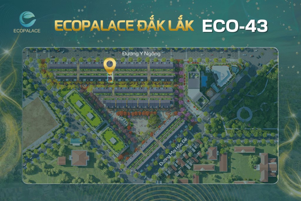 ECO-43 Shophouse khe thoáng đường Thổ Cẩm