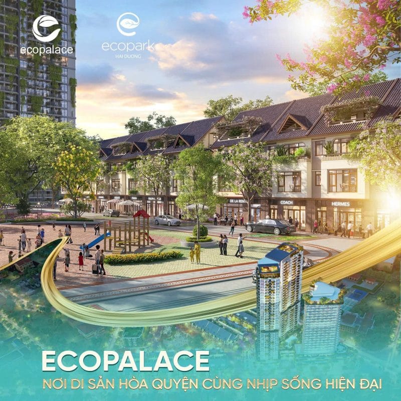 Nhà Phố Căn Điển Hình 104m2: Lựa Chọn Hài Hòa Cho Không Gian Sống Và Kinh Doanh Tại Eco Palace 4