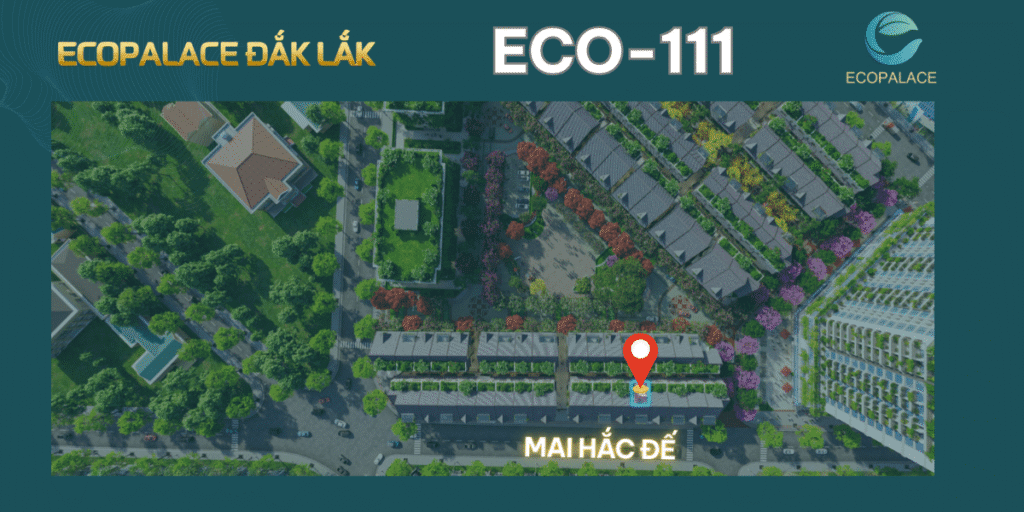 ECO-111 Shophouse mặt tiền đường Mai Hắc Đế