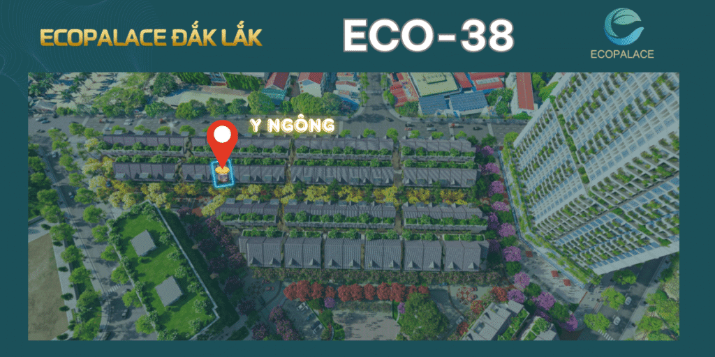 Mặt bằng chi tiết ECO-38 Shophouse thổ cẩm