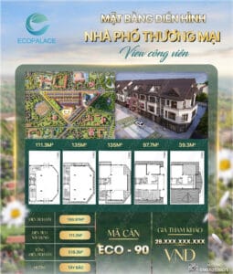 Eco-90 căn góc view công viên