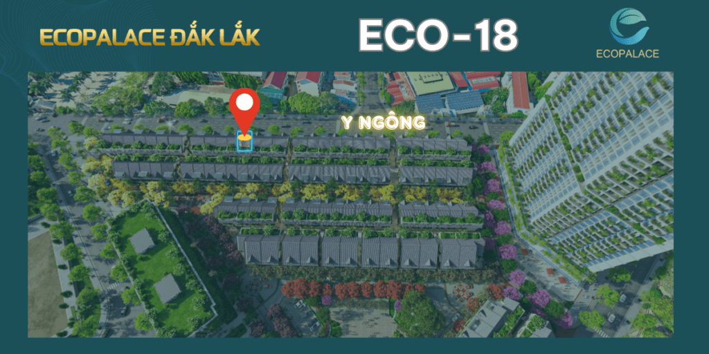 ECO-18 Shophouse mặt tiền Y-Ngông