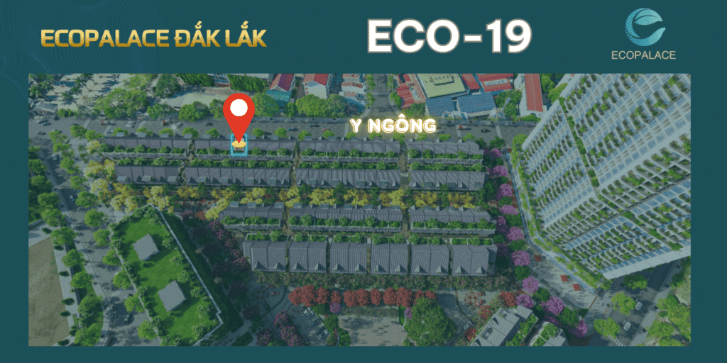 ECO-19 Shophouse mặt tiền Y-Ngông