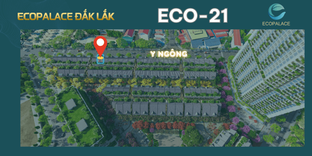 ECO-21 Shophouse mặt tiền Y-Ngông
